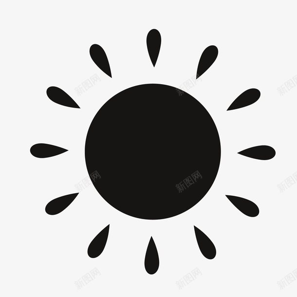 剪影太阳ai_新图网 https://ixintu.com 剪影太阳