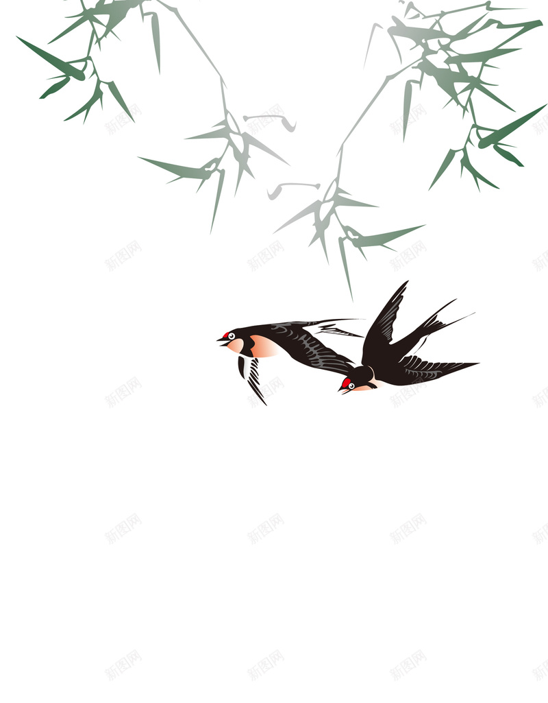 中国风水墨画燕子展架背景素材jpg设计背景_新图网 https://ixintu.com 水墨画 水墨 燕子 荷花 竹子 荷图片下载 展架 展架模板 模板 X展架