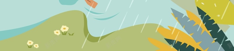二十四节气谷雨绿色清新商业配图jpg设计背景_新图网 https://ixintu.com 二十四节气 绿色背景 女孩 植物 谷雨 微信配图 清新 简约 商业配图 背景