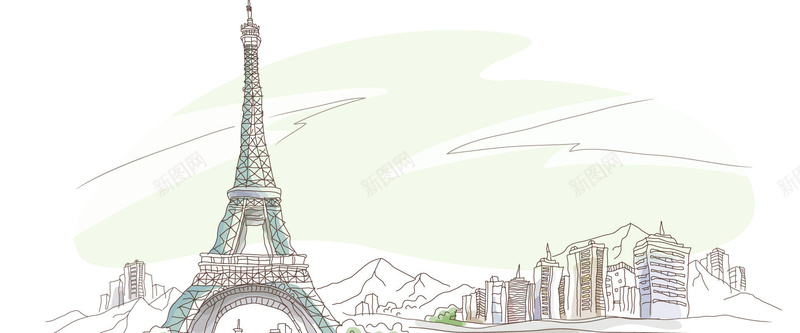 绘画卡通世界建筑jpg设计背景_新图网 https://ixintu.com 海报banner 世界 卡通 建筑 绘画 童趣 手绘