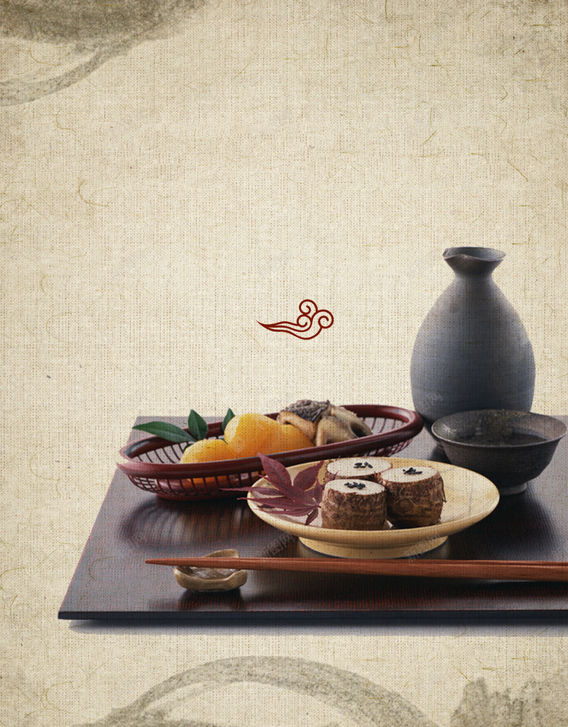 简约复古日式料理寿司店海报背景素材psd设计背景_新图网 https://ixintu.com 复古怀旧 复古风格 日本寿司 日本料理 简约模板 日本餐厅 日本美食 正宗日式料理 广告海报背景 兴奋