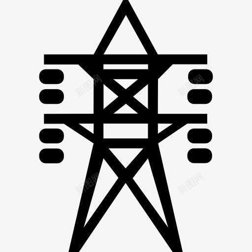 电线路铁塔支持图标png_新图网 https://ixintu.com 线 符号 线条 塔 电 生态 支持 天线 生态主义 工具和用具