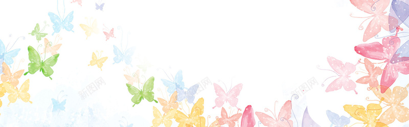 淘宝广告bannerpsd设计背景_新图网 https://ixintu.com 淘宝广告banner免费下载淘宝广告banner 全屏海报 糖果色 时尚 甜美 淘宝广告banner 优雅 全屏 海报 蝴蝶 海报banner 浪漫 梦幻
