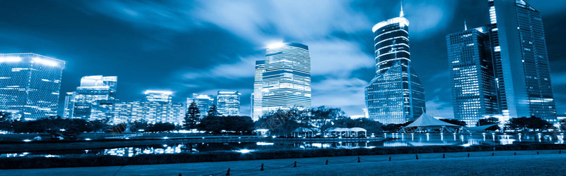 蓝色夜景海报背景jpg设计背景_新图网 https://ixintu.com 淘宝素材 大气 奢华 淡色 简约 banner 高清 摄影 素材 城市 都市 风光 楼房 高楼大厦 夜景 道路 大桥 海报banner 其他