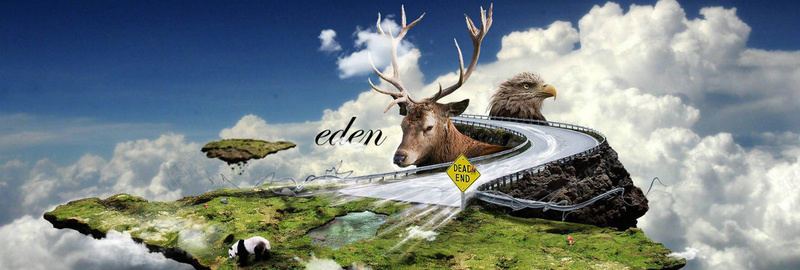 创意背景jpg设计背景_新图网 https://ixintu.com 海报banner 商务 科幻 科技 鹿公路蓝天白云环保