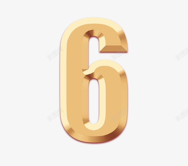 金属数字倒计时06png免抠素材_新图网 https://ixintu.com 金属数字 倒计时 06 数字