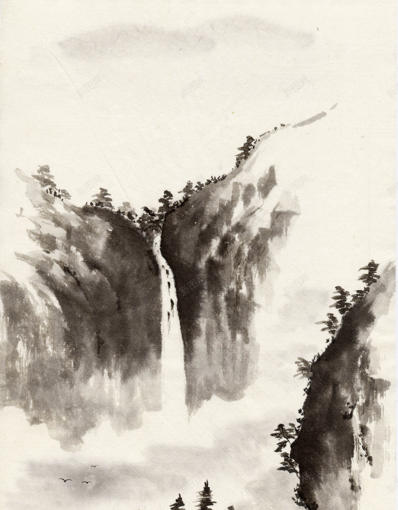 云中山泉水墨海报背景素材jpg设计背景_新图网 https://ixintu.com 背景 海报背景 海报素材 背景海报 背景素材 海报水墨 素材 海报 中国风