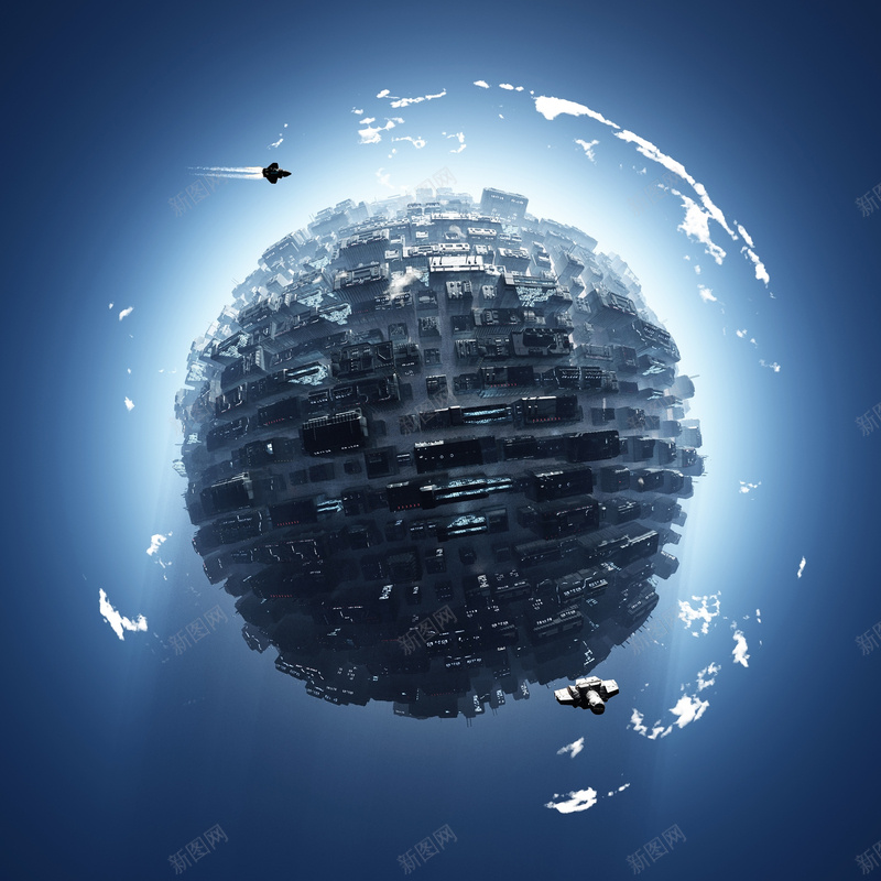 住宅地球星空背景jpg设计背景_新图网 https://ixintu.com 星球 住宅 科幻 大气层 宇宙 蓝色 未来 虚幻 虚拟