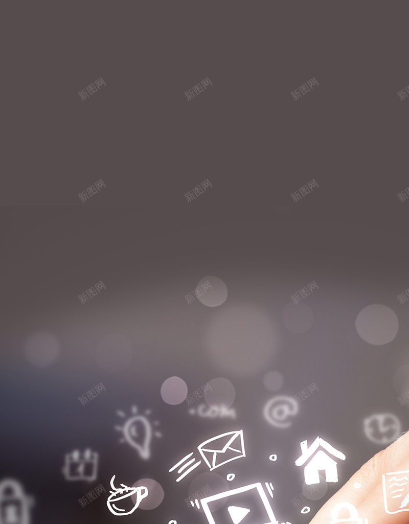 商务手指和手机图标H5背景jpg设计背景_新图网 https://ixintu.com 手指 手机图标 手机 信息 信号 H5背景 H5 手指和手机图标H5背景 商务 科技 科幻