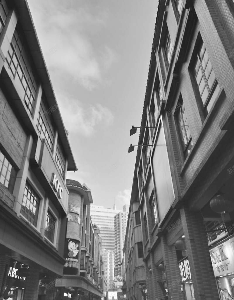 黑白城市展板背景psd设计背景_新图网 https://ixintu.com 黑白城市海报 城市 展板 背景 黑白 古典 楼房 展板背景