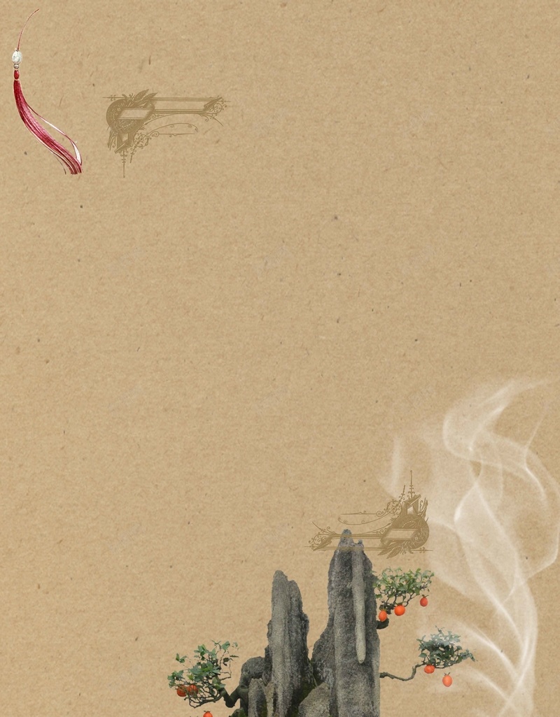 复古中国风山水花鸟黄色简约大气背景jpg设计背景_新图网 https://ixintu.com 复古 中国风 山水 黄色背景 简约 大气 花鸟 工笔 纸纹 烟雾 背景