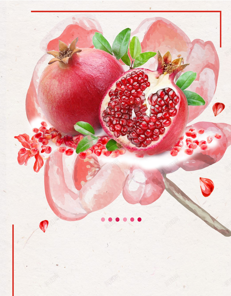 手绘简约石榴水果设计海报背景素材jpg设计背景_新图网 https://ixintu.com 软籽石榴 石榴手绘 甜石榴 石榴海报 简约海报 石榴特写 石榴展板 石榴水果 石榴单页 广告海报背景 开心
