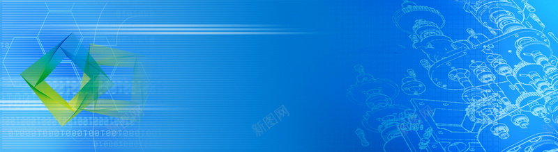 科技banner创意设计psd设计背景_新图网 https://ixintu.com 蓝色 科技 不规则 海报banner 科技感 科技风 高科技 科幻 商务