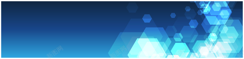 创意时尚科技背景jpg设计背景_新图网 https://ixintu.com 海报banner 蓝色背景 六边形 科幻 科技 商务