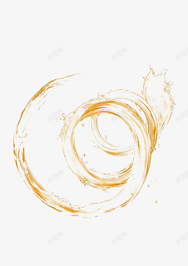 黄色简约水旋风效果元素png免抠素材_新图网 https://ixintu.com 黄色 简约 水旋风 效果元素 免抠PNG