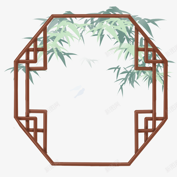 古风装饰素材pngpng免抠素材_新图网 https://ixintu.com 古风装饰 中国风 边框 窗户装饰