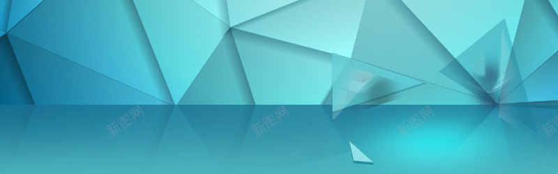 纹理背景bannerpsd设计背景_新图网 https://ixintu.com 玻璃碎片 蓝色背景 几何背景 海报banner 扁平 渐变 几何