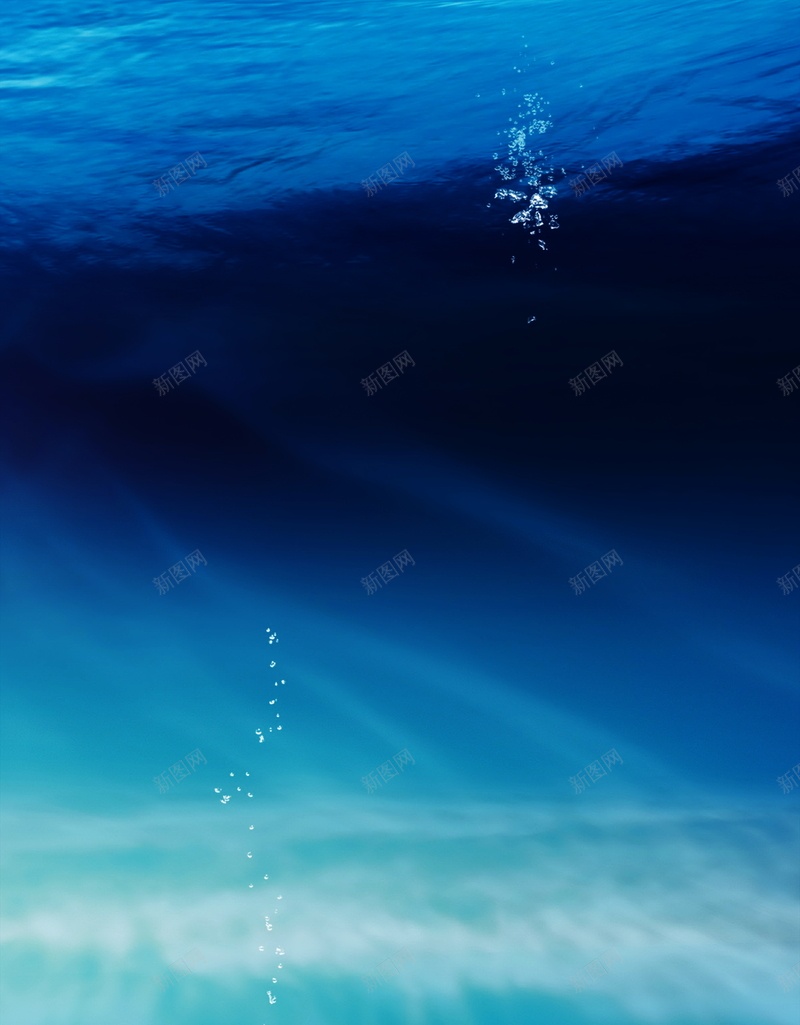 蓝色海底背景素材jpg设计背景_新图网 https://ixintu.com 水底 海底 海报 背景 蓝色