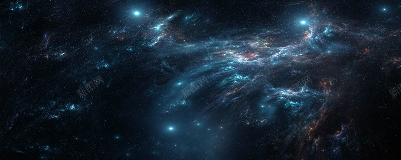 科幻背景图jpg设计背景_新图网 https://ixintu.com 科幻 宇宙 蓝黑色 海报banner 科技 商务