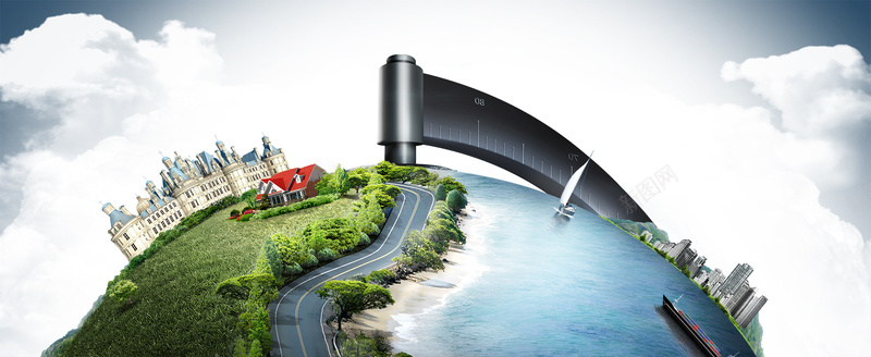 金融财经商务banner背景jpg设计背景_新图网 https://ixintu.com 地球仪 保险 公路 理财 电商 金融 模版 企业 投资 网页素材 互联网 海报banner 科技 科幻 商务
