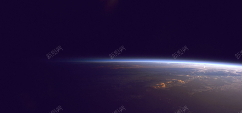 太空背景bannerjpg高清背景_新图网 https://ixintu.com 深蓝 太空 大气 干净 地球 海报banner