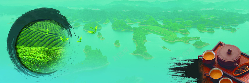 中国风茶叶banner背景psd设计背景_新图网 https://ixintu.com 茶 茶叶 茶壶 茶具 古典 中国风 海报 海报banner
