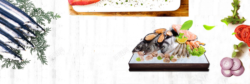 海鲜大餐简约文艺bannerpsd设计背景_新图网 https://ixintu.com 日式餐厅 日本菜 生鱼片 日式美食 日式茶馆 日本寿司图片 舌尖上的日本 日本印象 日式料理 日本料