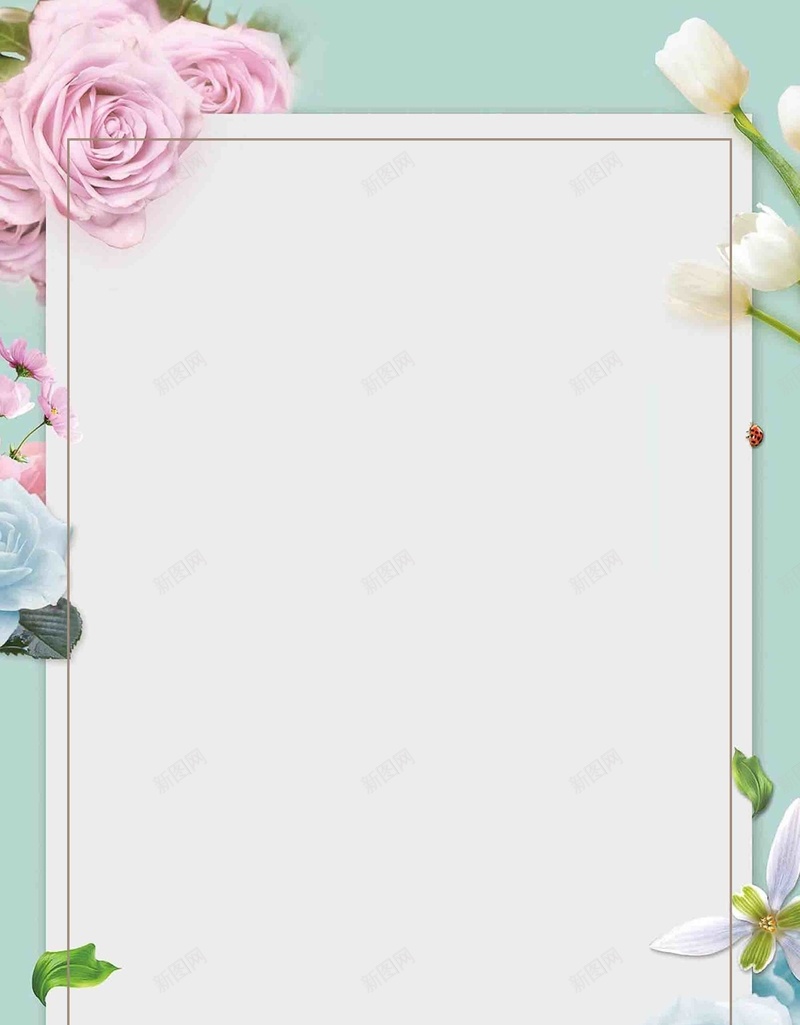 夏日化妆品促销海报背景psd设计背景_新图网 https://ixintu.com 化妆品 促销 夏日 花卉 花纹 花边 简约 清新 海报 背景
