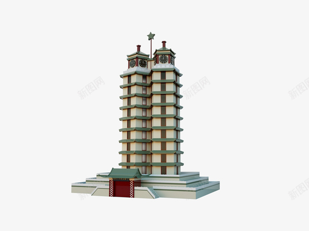 郑州纪念塔png_新图网 https://ixintu.com 纪念塔 台阶 标志物 郑州