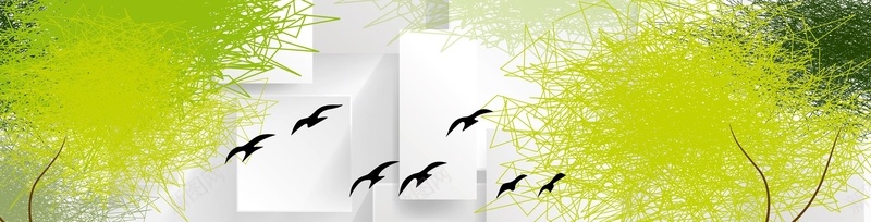 手绘画蒲公英海报banner背景psd设计背景_新图网 https://ixintu.com 海报banner 蒲公英 卡通 手绘 鸟 3D 童趣