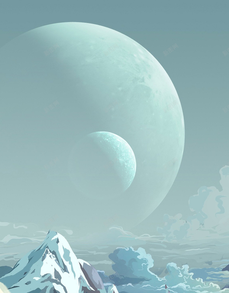 梦幻山脉H5背景jpg设计背景_新图网 https://ixintu.com 梦幻 山脉 插画 背景 卡通 H5 童趣 手绘