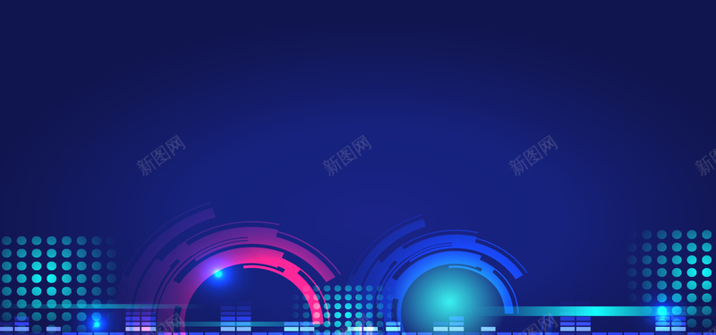 科技让中国更蓝海报背景psd设计背景_新图网 https://ixintu.com 会议 商务 科技 背景 蓝色 科技让中国更蓝背景 光效