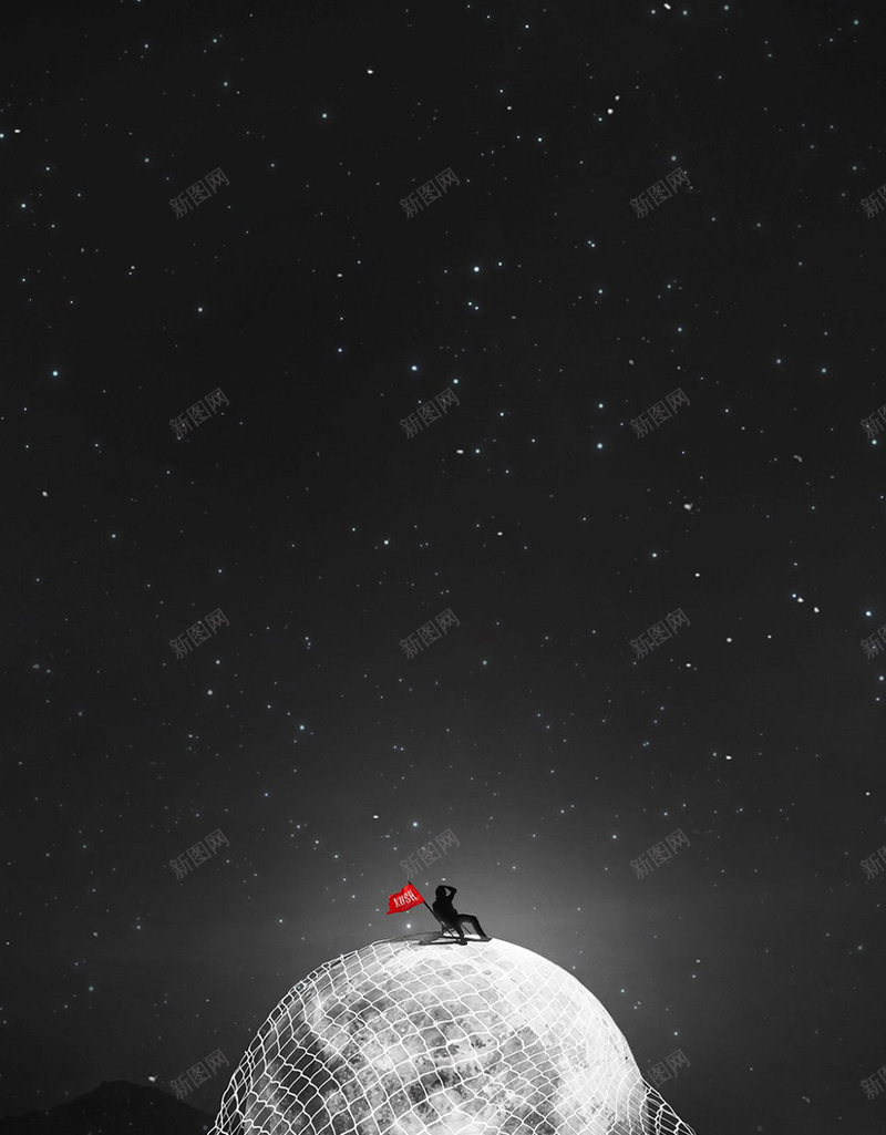 黑暗科技星球手机端H5背景jpg设计背景_新图网 https://ixintu.com 创意广告 星球 渔网 科技 黑暗 人物 征服 星光 星球上 手机端 H5背景 星球背景 黑暗背景