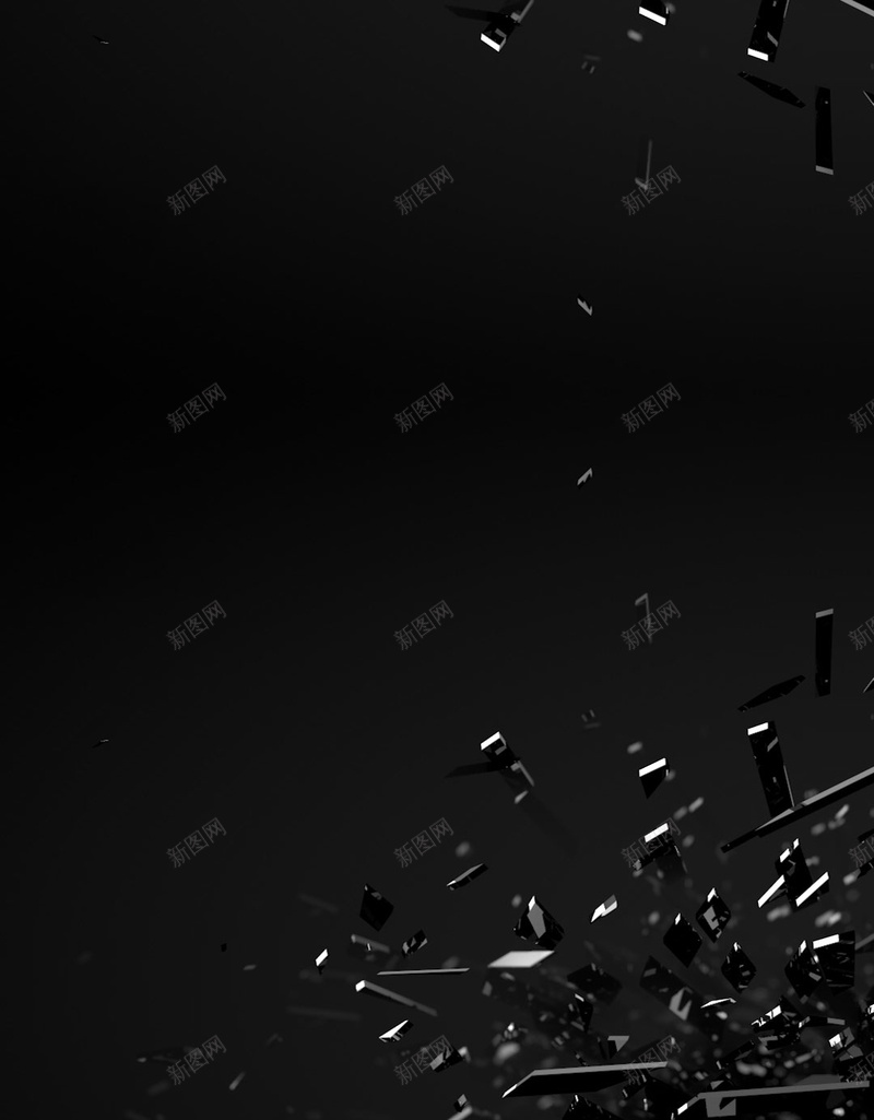 黑色喷射晶莹碎片背景jpg设计背景_新图网 https://ixintu.com 几何 喷射 晶莹 碎片 黑色 H5背景 黑色喷射晶莹碎片素材 其他 扁平 渐变