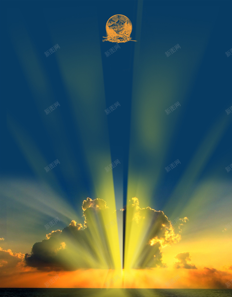 大气夕阳天空地产背景素材psd设计背景_新图网 https://ixintu.com 云层 大气 天空 磅礴 阳光 照射 大海 梦幻 房产 选择 优质 高档 海报 背景 楼盘 广告 文艺