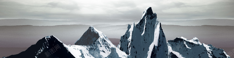 企业文化背景psd设计背景_新图网 https://ixintu.com 海报banner 大气磅礴 水墨画 合作 山顶 其他