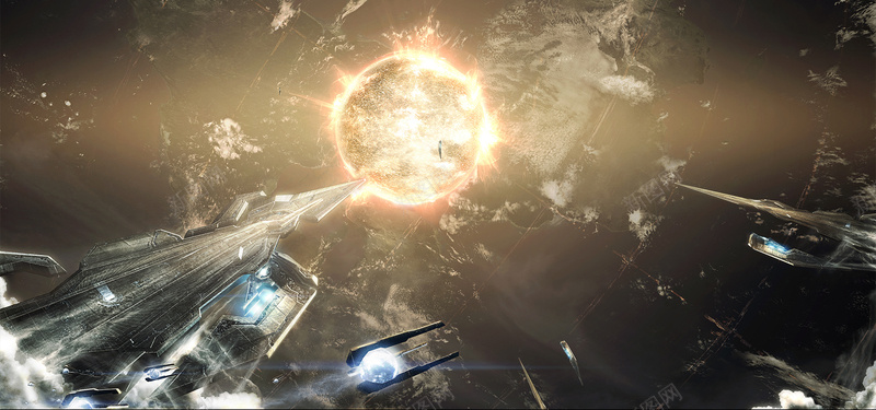 banner海报背景大图jpg设计背景_新图网 https://ixintu.com 海报banner 空间站 奇幻 星空 飞船 星云 星海 星际 科技 科幻 商务