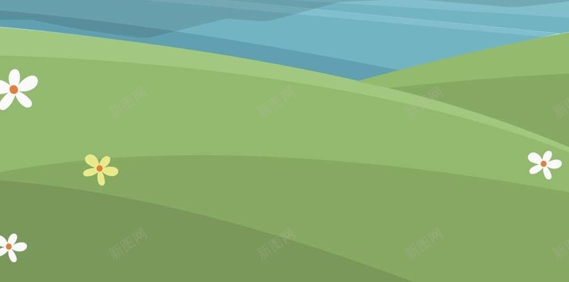卡通草原蓝天矢量jpg设计背景_新图网 https://ixintu.com 儿童素材 卡通 白云 草原 蓝天 卡通草原蓝天矢量 儿童背景 矢量素材 H5 扁平
