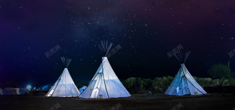小清新帐篷夜晚星空bannerjpg设计背景_新图网 https://ixintu.com 小清新 夜晚 帐篷 星云 星空 海报banner 星海 星际 文艺 简约