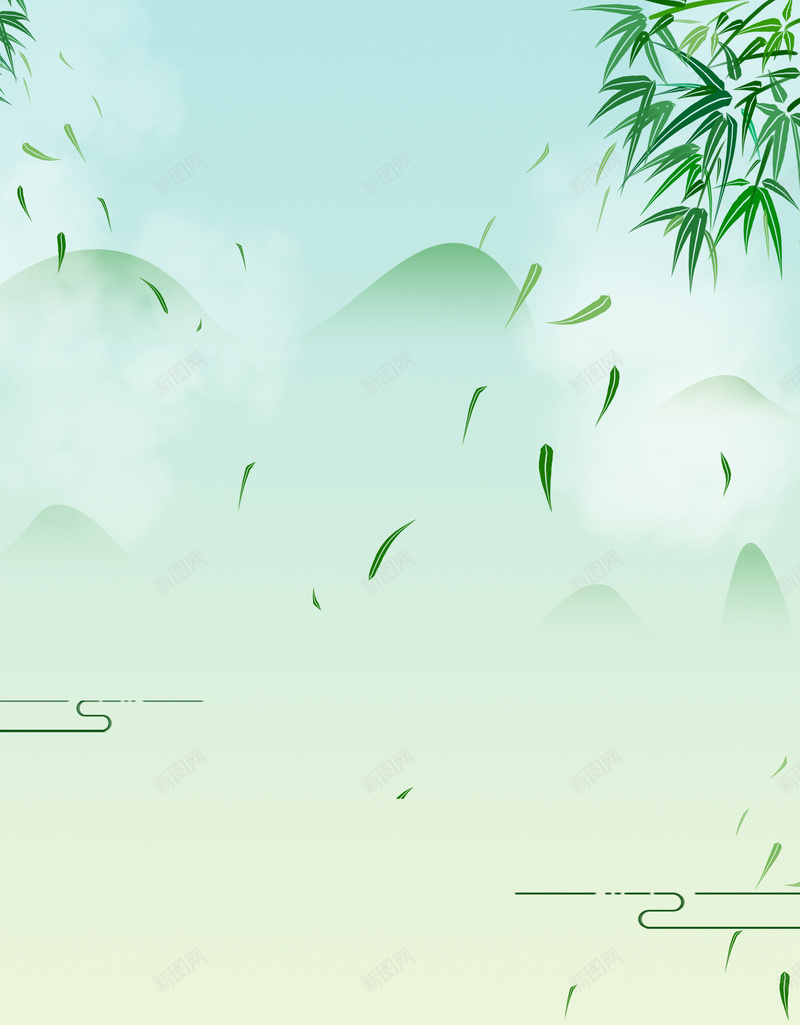 唯美节日海报背景jpg设计背景_新图网 https://ixintu.com 端午节 节气 海报背景 传统节日