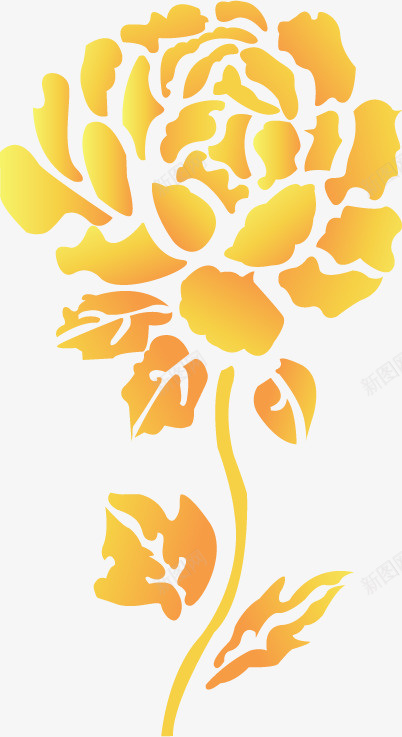 牡丹矢量图鼠绘png免抠素材_新图网 https://ixintu.com 植物 牡丹 花朵 矢量图 渐变