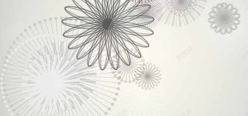 灰色花纹背景psd设计背景_新图网 https://ixintu.com 海报banner 灰色花纹背景 植物点缀 简单背景 浅色系 浅绿浅蓝白色为主 科技 科幻 商务