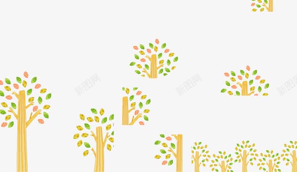 创意扁平植物效果树木png免抠素材_新图网 https://ixintu.com 创意 扁平 植物 效果 树木
