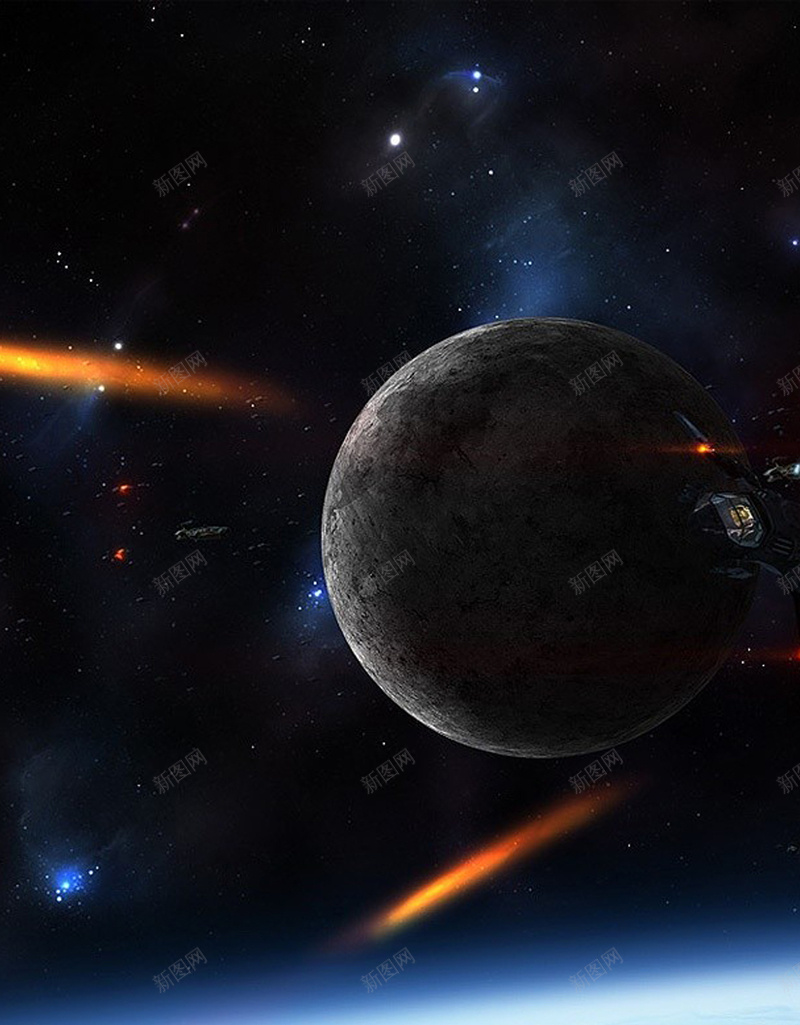 宇宙H5背景jpg设计背景_新图网 https://ixintu.com 地球 大气 宇宙 星空 蓝色 H5背景 H5 h5 星云 星海 星际