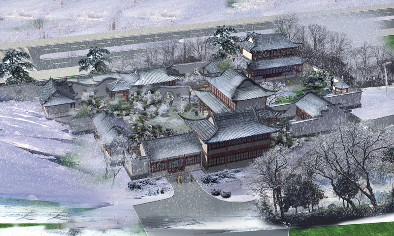 白雪覆盖的中国古典建筑庭院psd设计背景_新图网 https://ixintu.com 中国建筑 古典建筑 中国 古典 建筑 庭院 中国古典 覆盖 中国庭院 白雪 幸福