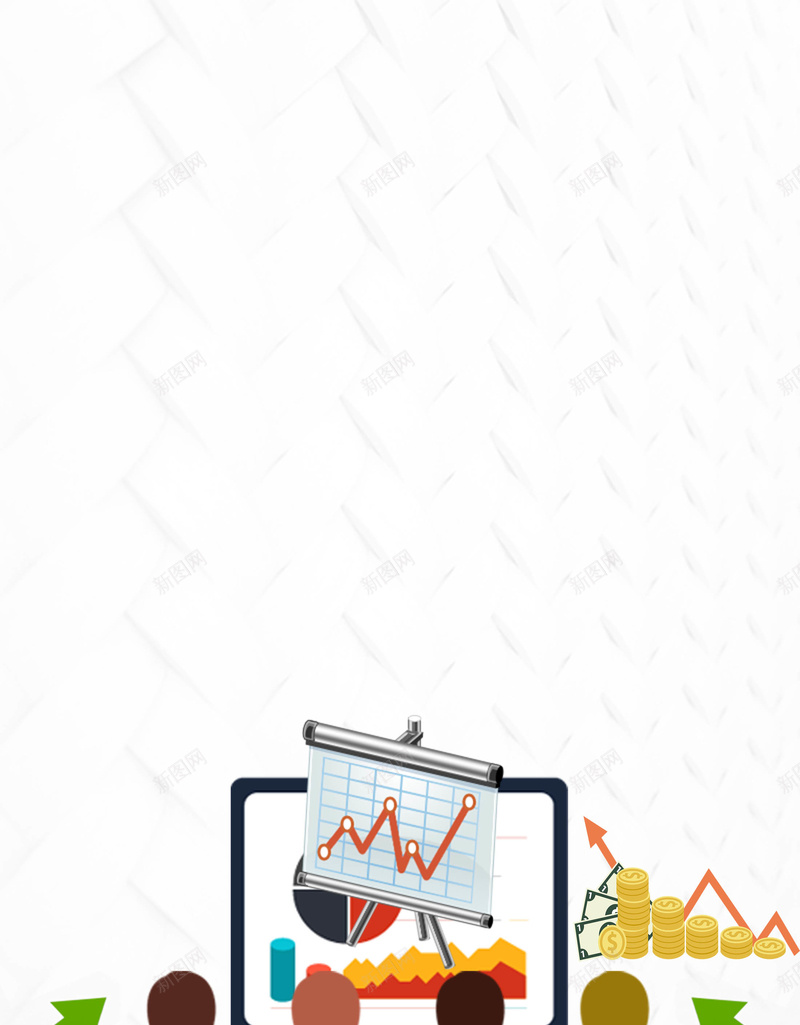扁平人物背景素材psd设计背景_新图网 https://ixintu.com 免费 广告 海报 素材 背景 PSD PPT 人物 扁平 商务