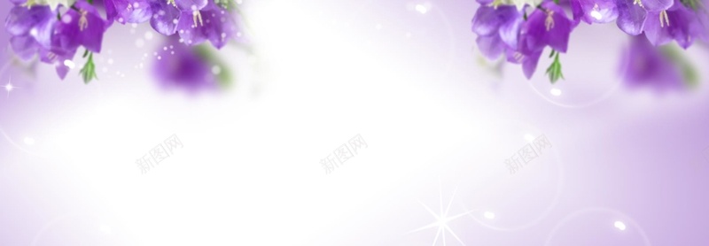 清新背景jpg设计背景_新图网 https://ixintu.com 淡紫色背景 花 淘宝促销 素雅 海报banner 其他