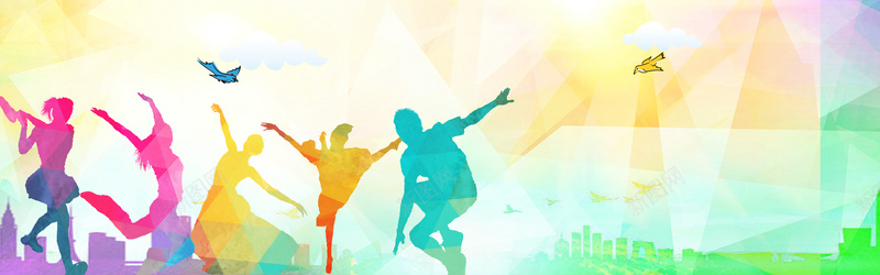青春剪影首页轮播banner大图psd设计背景_新图网 https://ixintu.com 剪影 狂欢 致青春 校园 青春 活力 淘宝首页 海报轮播图 学生 海报banner 激情