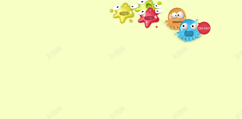 可爱海星章鱼背景jpg设计背景_新图网 https://ixintu.com 卡通 可爱 手绘 海星 章鱼 详情页海报 童趣