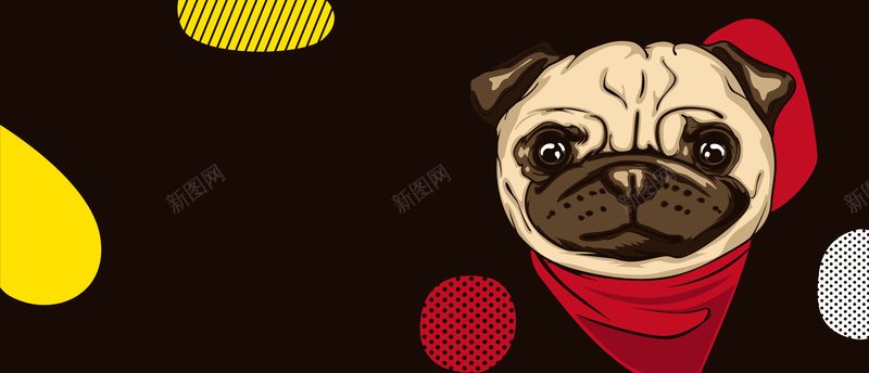宠物美容卡通童趣几何bannerjpg设计背景_新图网 https://ixintu.com 宠物健康 宠物医疗 宠物护理 宠物美容 宠物食品 萌宠 可爱小狗 狗粮 几何 卡通 童趣 简约